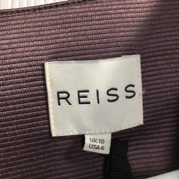 REISS Lou Pleat Cap Dress • Size 6 • - Picture 6 of 12